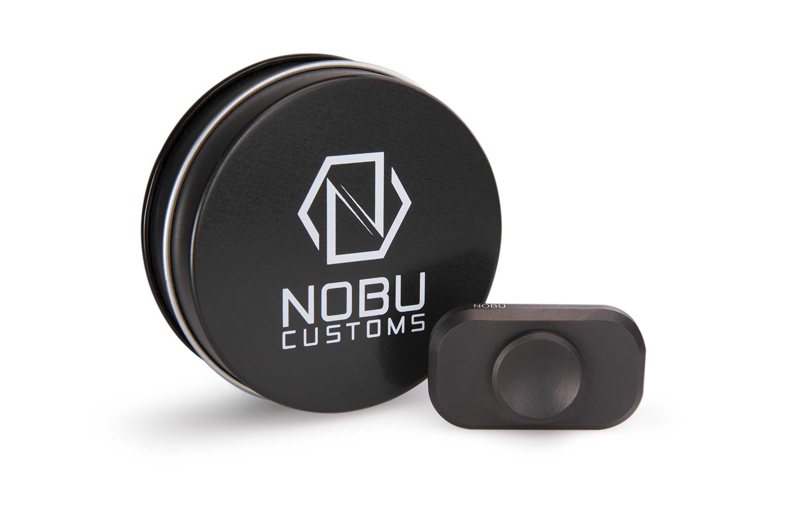 Minimalistic Brass Metal Fidget Spinner – EDC Fidget Anxiety Toy For Kids & Adults - Fiddle Sensory Toy For Fun Stress Relief, Boost Focus, Fight Autism, GAD, Bad Habits (Black)