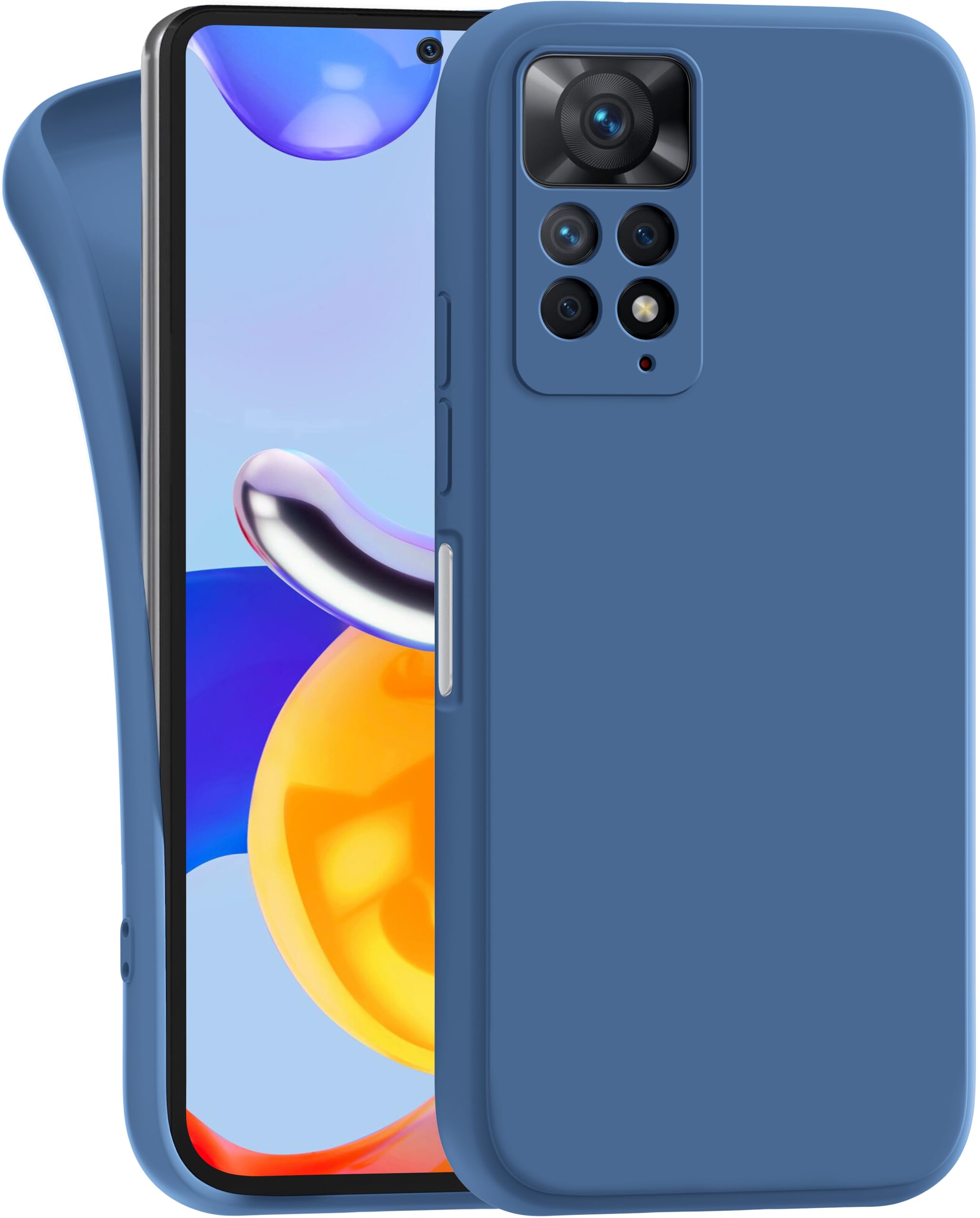 Per Xiaomi 11T Pro 5G Custodia,Anello Supporto Antiurto Telefono Cover + Schermo