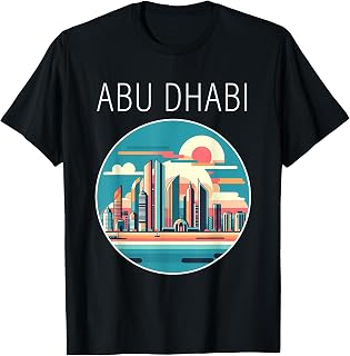 Abu Dhabi scenery Art Deco T-Shirt