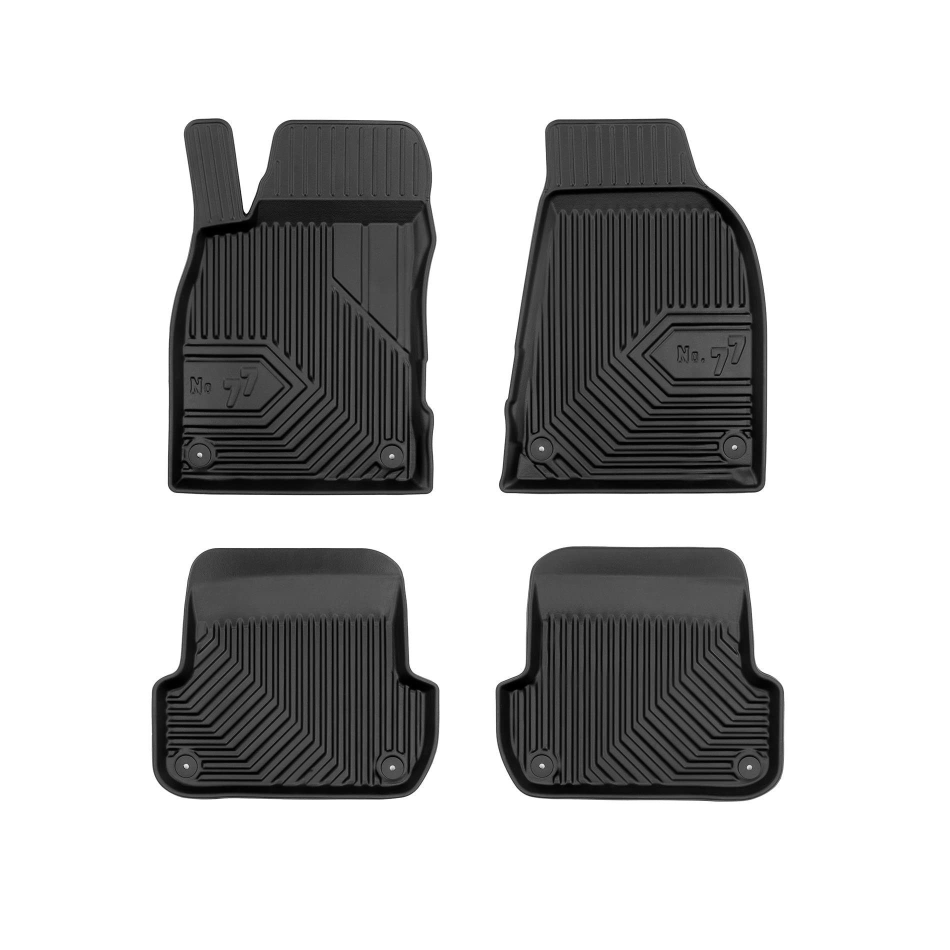 FROGUM ProLine 3D Esclusivi Tappetini auto in gomma su misura per Audi A3 8V / A3 Sportback 8V 2013-2020 I I bordi più alti