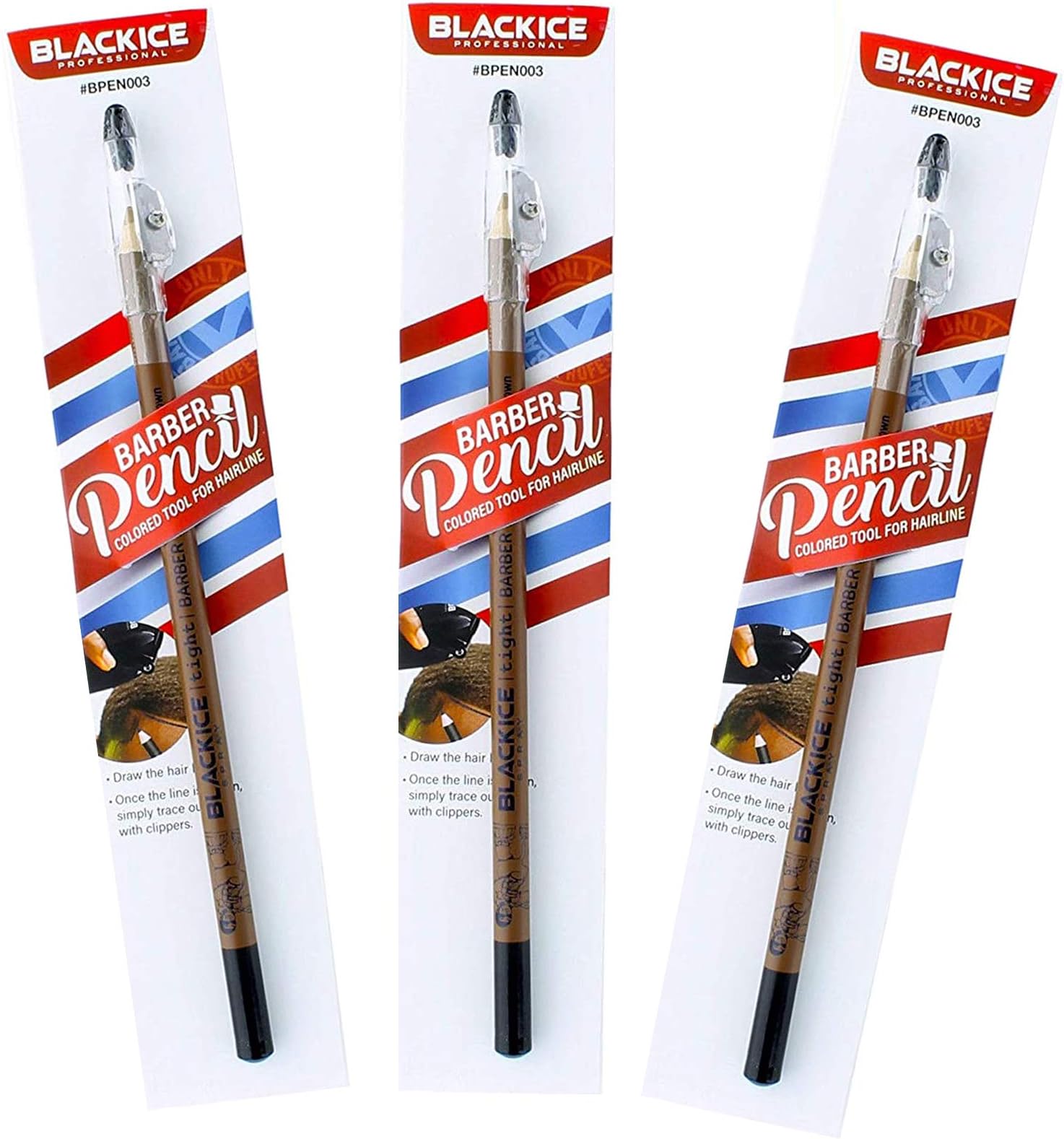 Black Ice Spray Barber Pencil