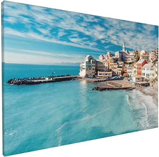 Amazon Co Jp アートパネル モダン 壁の絵 海の景色 ビーチ 写真 壁掛け ソファの背景絵画 Hd ファッション絵画ポスター ぶら下げ 絵画 飾る部屋 最高の贈り物 キャンバスペインティングアート45x30cm寝室オフィス木製 木枠付きの完成品 37 ホーム キッチン