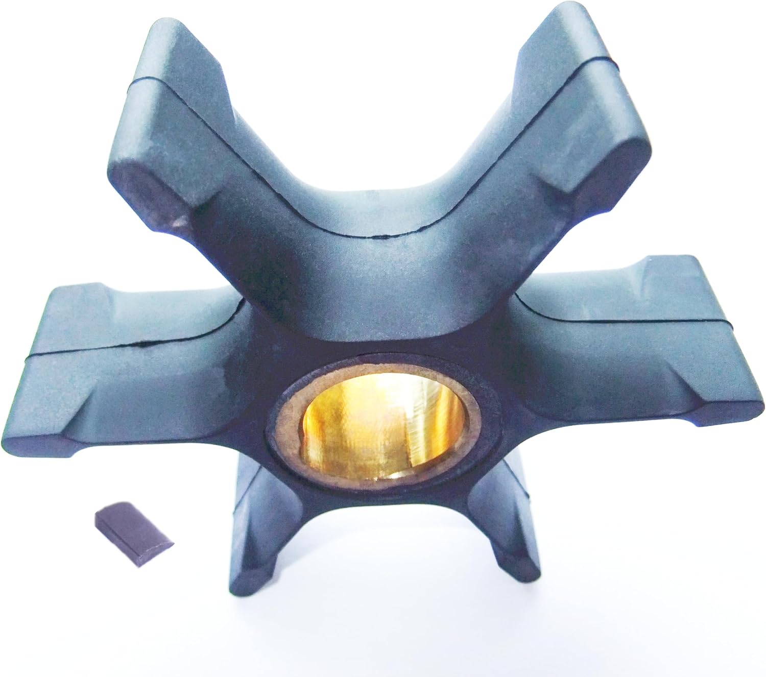 Boat Motor 389557 396725 432594 437080 777820 0389557 0396725 0432594 0437080 777820 18-3053 Water Pump Impeller with key for OMC BRP Johnson Evinrude 40HP 60HP 65HP 70HP 75HP Outboard Engine