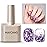 MAYCHAO Purple Glitter Gel Nail Polish, 15ML Violet Confetti Glitter Gel Nail Polish, Soak Off UV LED Nail Varnish for Nail Art Starter Manicure Salon DIY at Home, 0.5 OZ