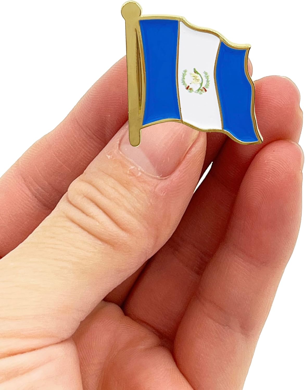 stidsds Guatemala Flag Pin - Guatemala Flags Pins Lapel Guatemalan Flag Enamel Lapel Pin Men Women Suit & Waving Patriotic Metal Badge Souvenir Hat Backpacks Decoration(4 Pack) - Image 4