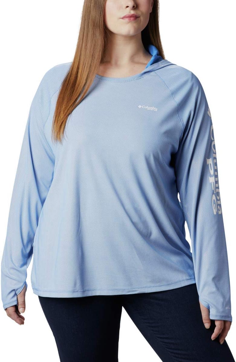 Columbia Women's Tidal Deflector Hoodie Medium Stormy Blue