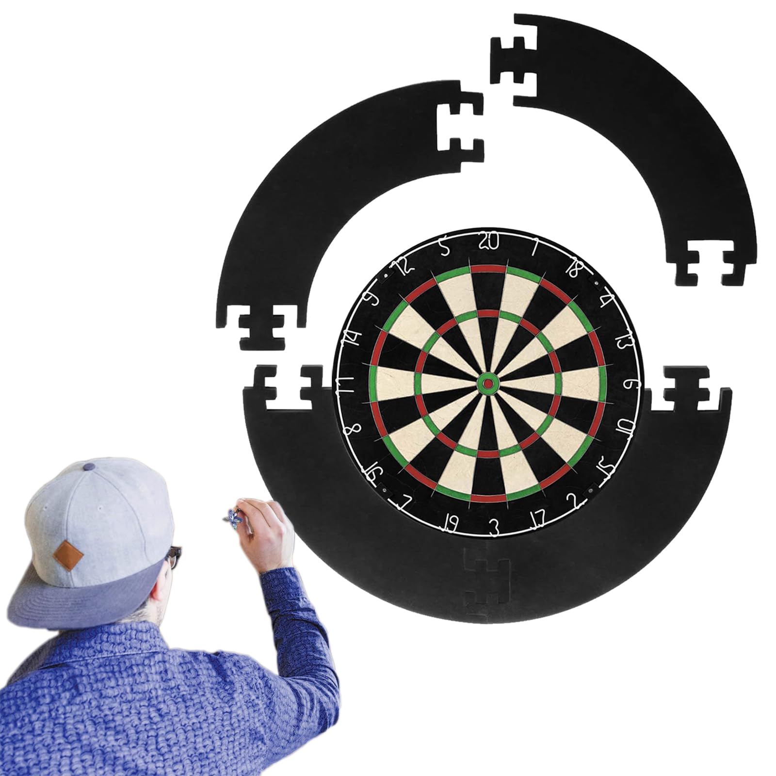 Anneau De Protection Pour Cible De Fléchettes, Protecteur Mural Et