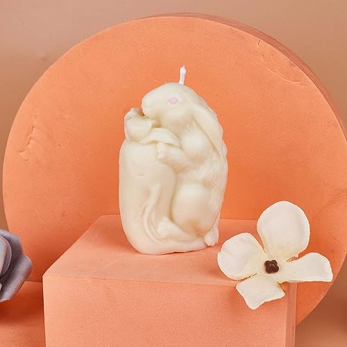 Miniatura 2 de Molde de silicona de conejo de zanahoria 3D para vela, molde de resina de conejo, molde de jabón de conejo, molde de silicona para resina, conejo,