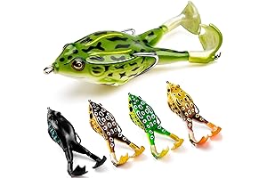 Realistic 3D Topwater Frog Bass Fishing Lures Kit For Catching Biggest Bass