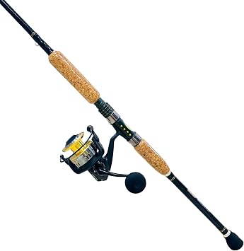 EAT MY TACKLE Blue Marlin Saltwater Spinning Rod and Reel Combo
