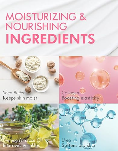 Miniatura 5 de DERMAL Moistfull - Guantes de máscara de mano sedosa, 3 pares para manos secas, reparación intensiva con colágeno y manteca de karité, mascarilla