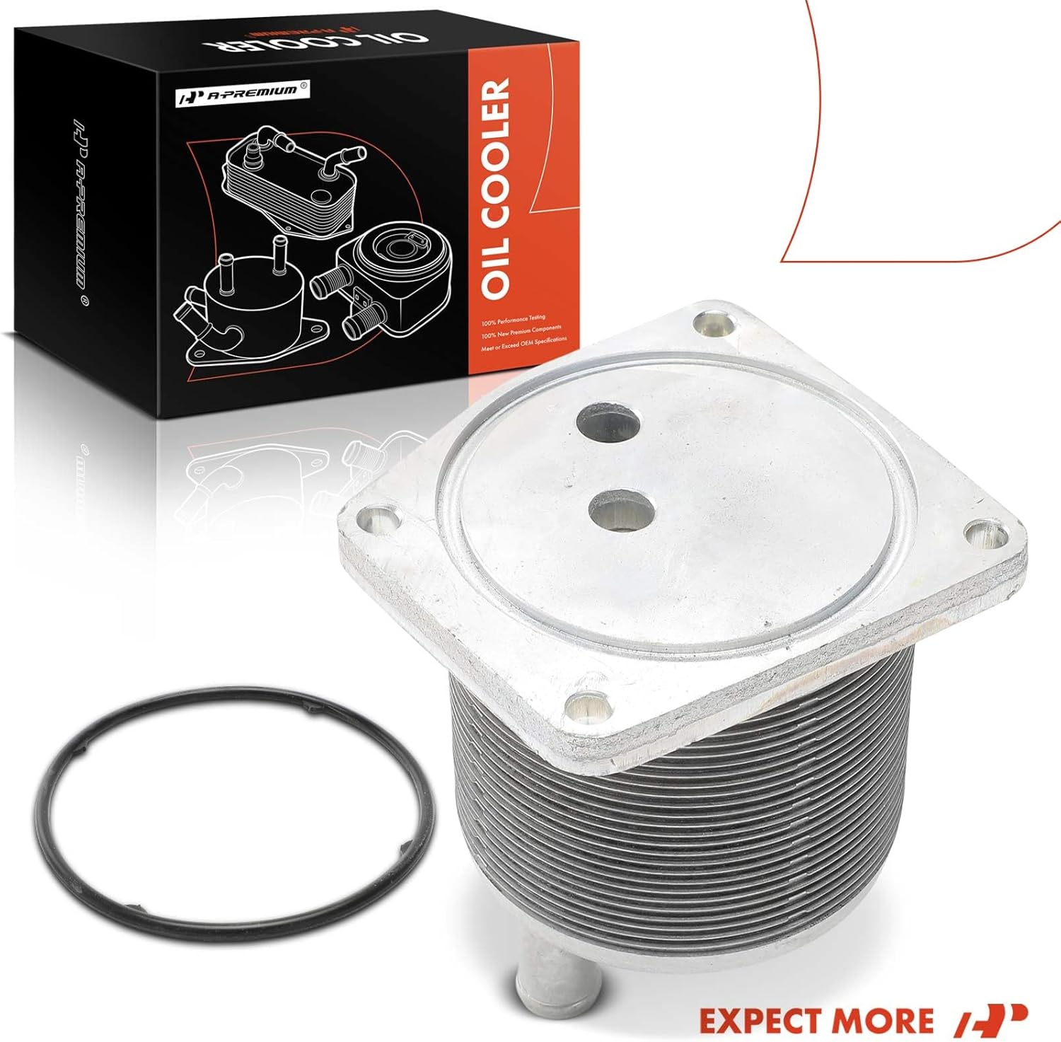 A-Premium Transmission Oil Cooler Compatible with Mitsubishi Outlander 2007-2020, 3.0L, Automatic Transmission