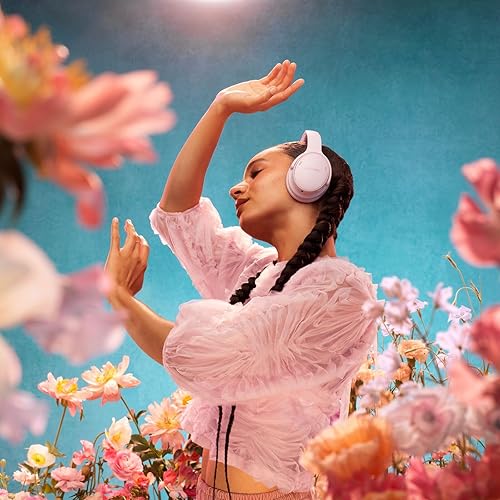 Bose QuietComfort Headphones - Wireless Bluetooth Headphones, Active Over Ear Noise Cancelling and Mic, USB-C Charging, Deep Bass, Up to 24 Hours of Playtime, Petal Pink - Limited Edition Color 3