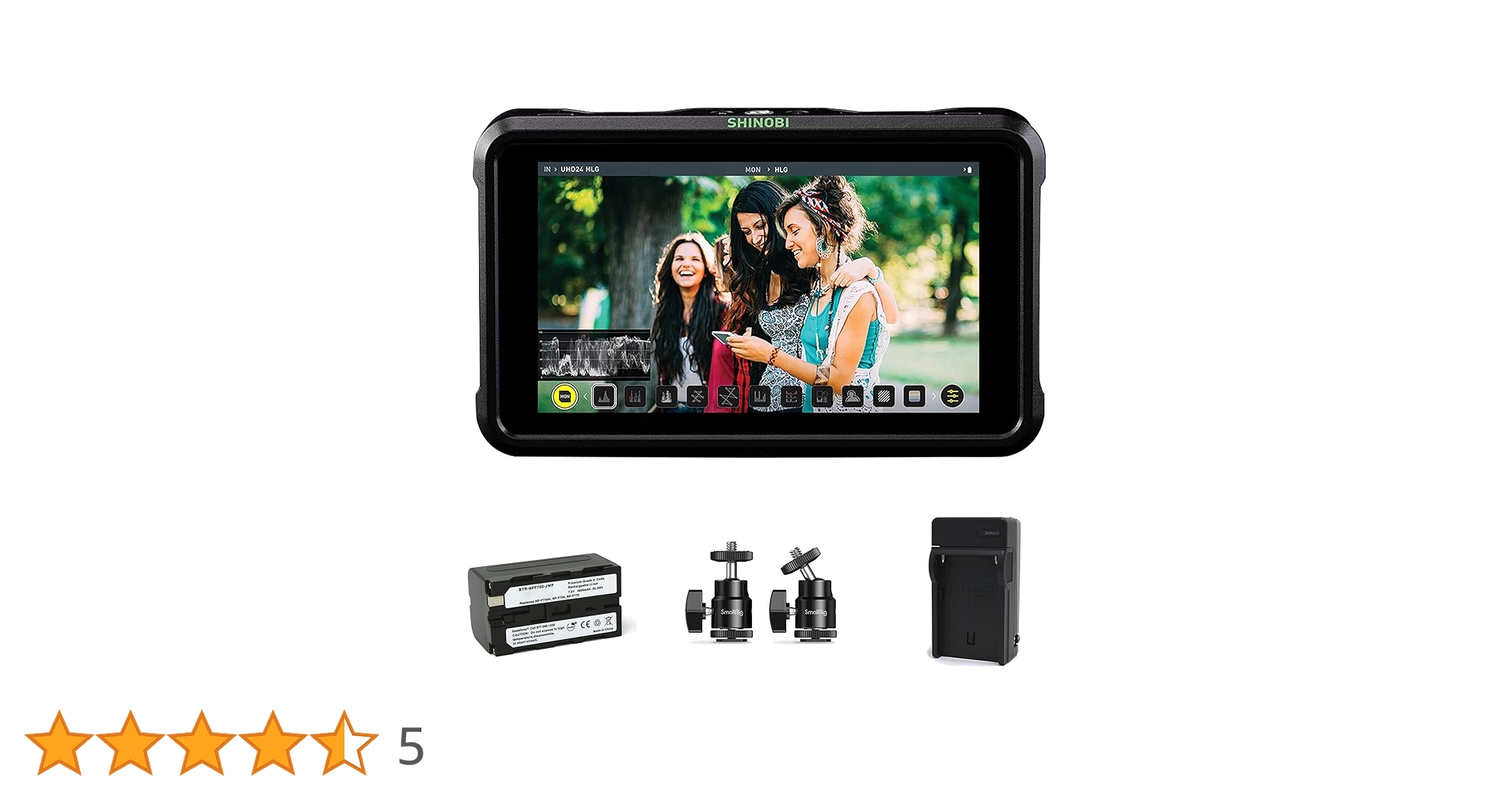 Amazon.co.jp: Atomos Shinobi 5インチ 4K 写真とビデオ