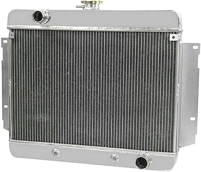 ALLOYWORKS 4 Row 4 Core All Aluminum Racing Radiator for Chevy Impala/Kingswood/Caprice/Biscayne/Caprice 1969-1970 | All Aluminum Radiator. Superior cooling performance. Long service life. Ideal For daily commuter cars & modified cars.
