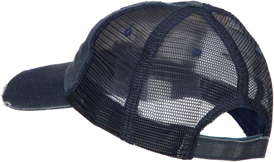 Fishing Papa Embroidered Low Profile Cotton Mesh Cap