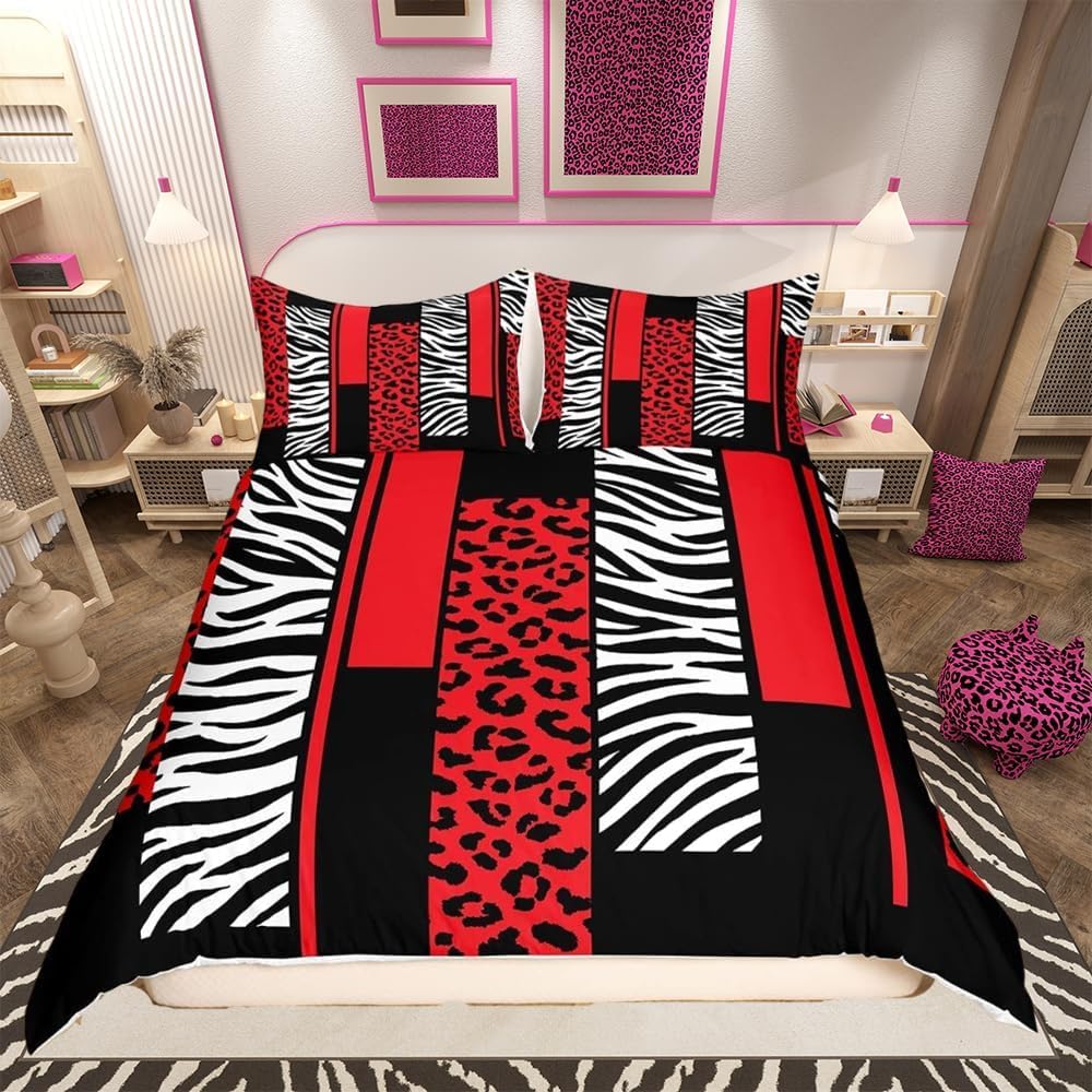 Housse de couette animaux pour adolescents qui recherchent un lit style safari