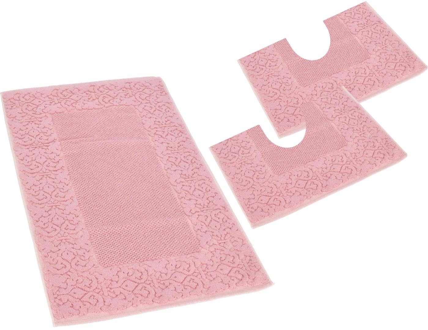 Miniatura per Casa Delle Bambole Rosa Piedi Welcome / Bagno Tappeto
