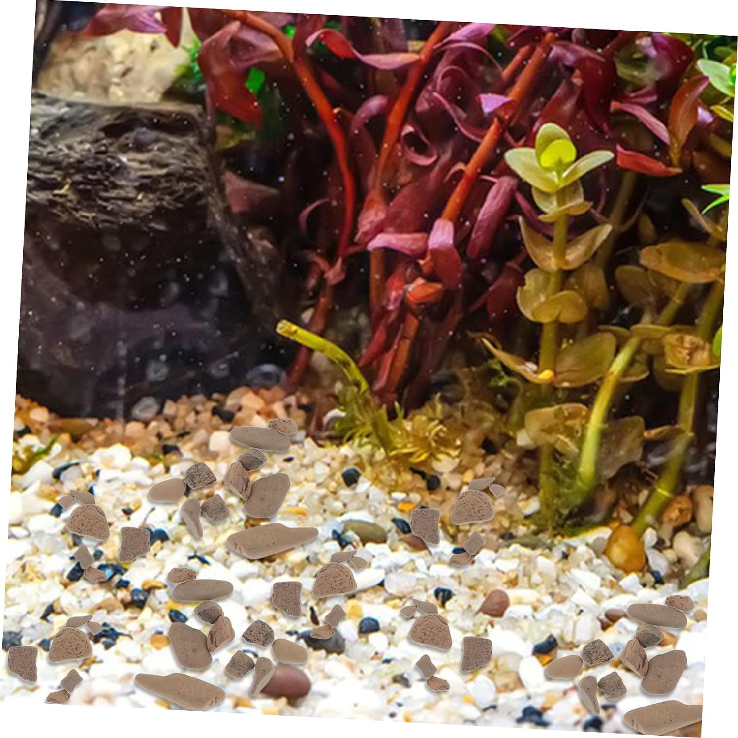 1bag Decorative Aquarium Gravel for Fish Tanks Natural Pebbles for Outdoor Landscaping and Indoor Plants Versatile Stone Decor for Garden Ponds Walkways and Water Features of River