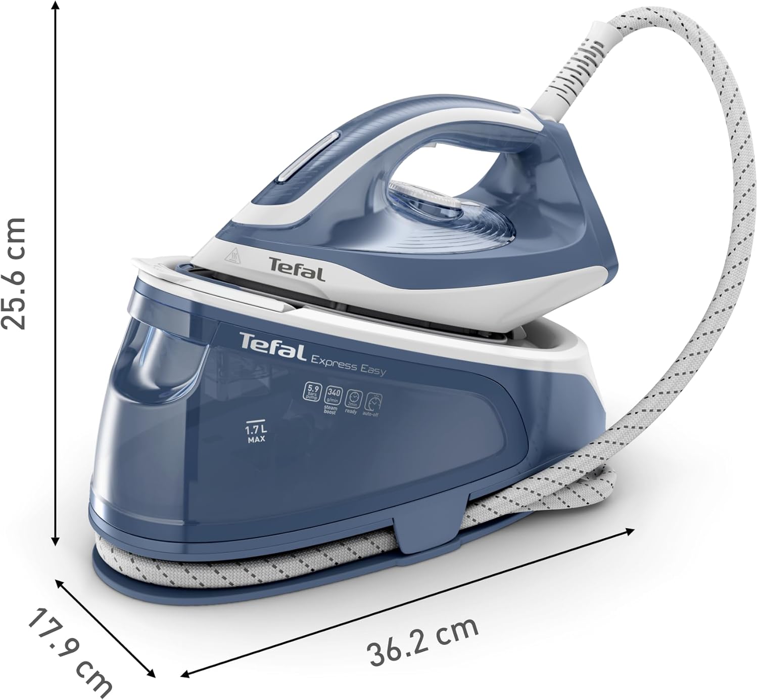 Tefal Express Essential Steam Generator Iron with water tank
