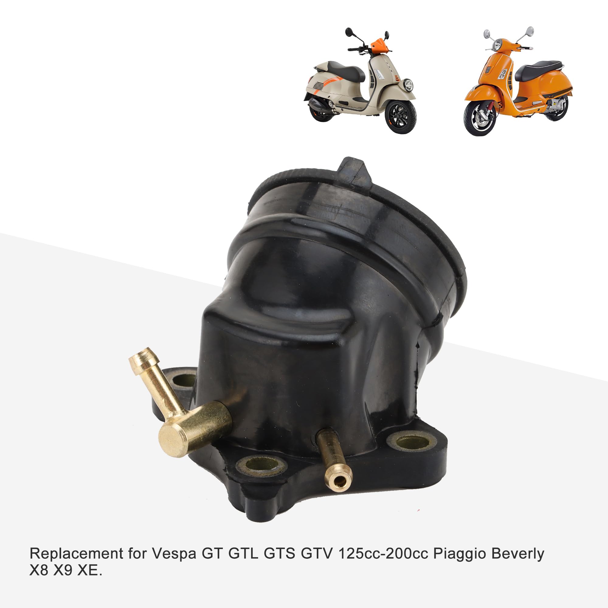 GOOFIT Tubo De Admisión Reemplazar para Vespa GT GTL GTS GTV 125cc-200cc Piaggio Beverly X8 X9 XE