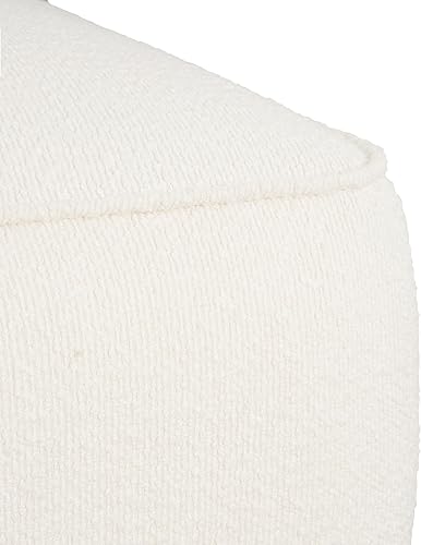 Miniatura 8 de Christopher Knight Home Isa Boucle - Reposapiés otomano de tela, taburete otomano cuadrado de tela, para sala de estar, sofá, asiento extra, mesa de