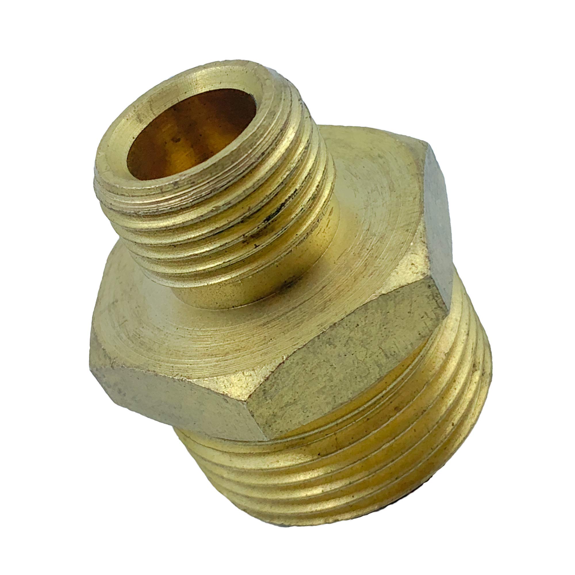 Brass 1/2" x 1" Reducing Hex Nipple/Olive Union Screwed Pipe Fitting | Pack of 1 | (B08W3DRRCJ) Amazon Price History, Amazon Price Tracker