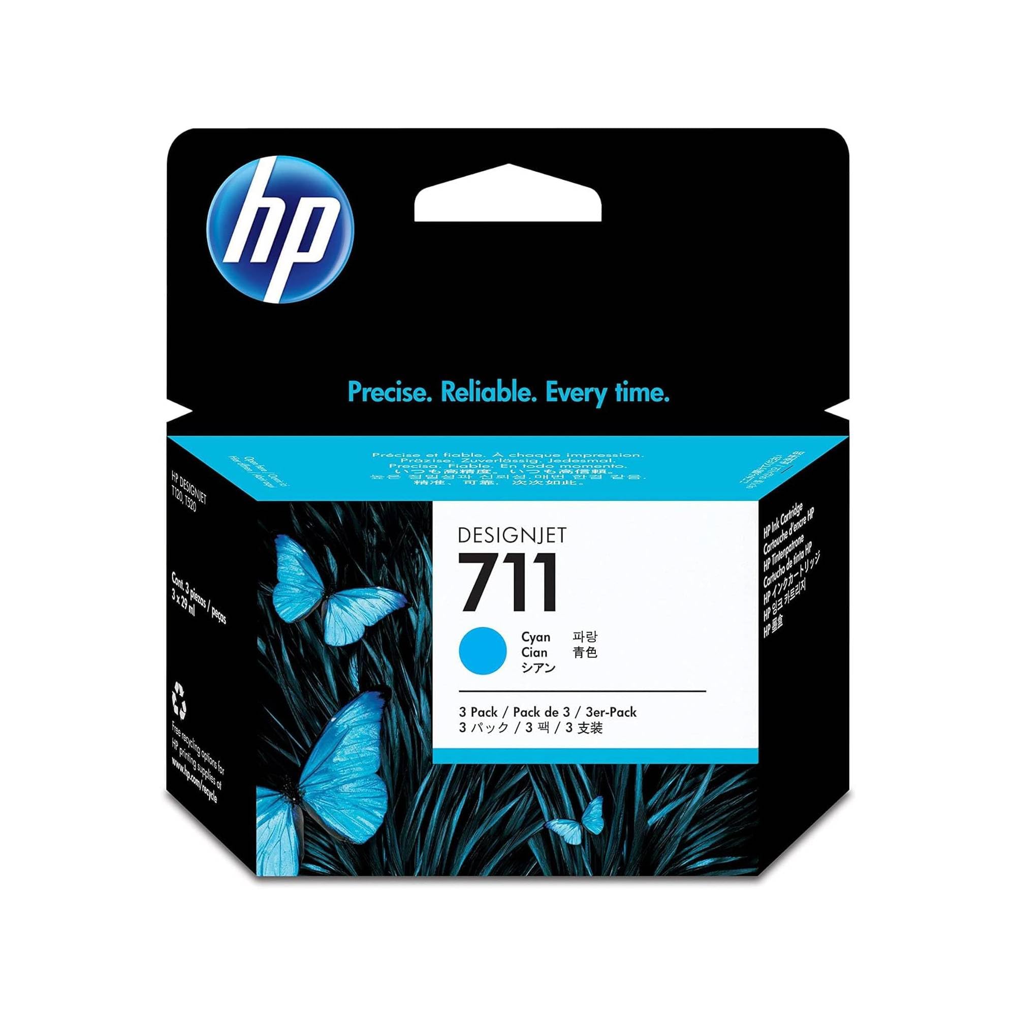 Stampante Hp SMARTOMI 711XL 711 Compatibili Con HP 711XL Cartucce D'inchiostro, Per Stampanti HP Designjet Serie T520 Serie T120(4 Pacco : 1 Nero, 1 Ciano, 1 Magenta, 1 Giallo Cartuccia Hp 305 Nero