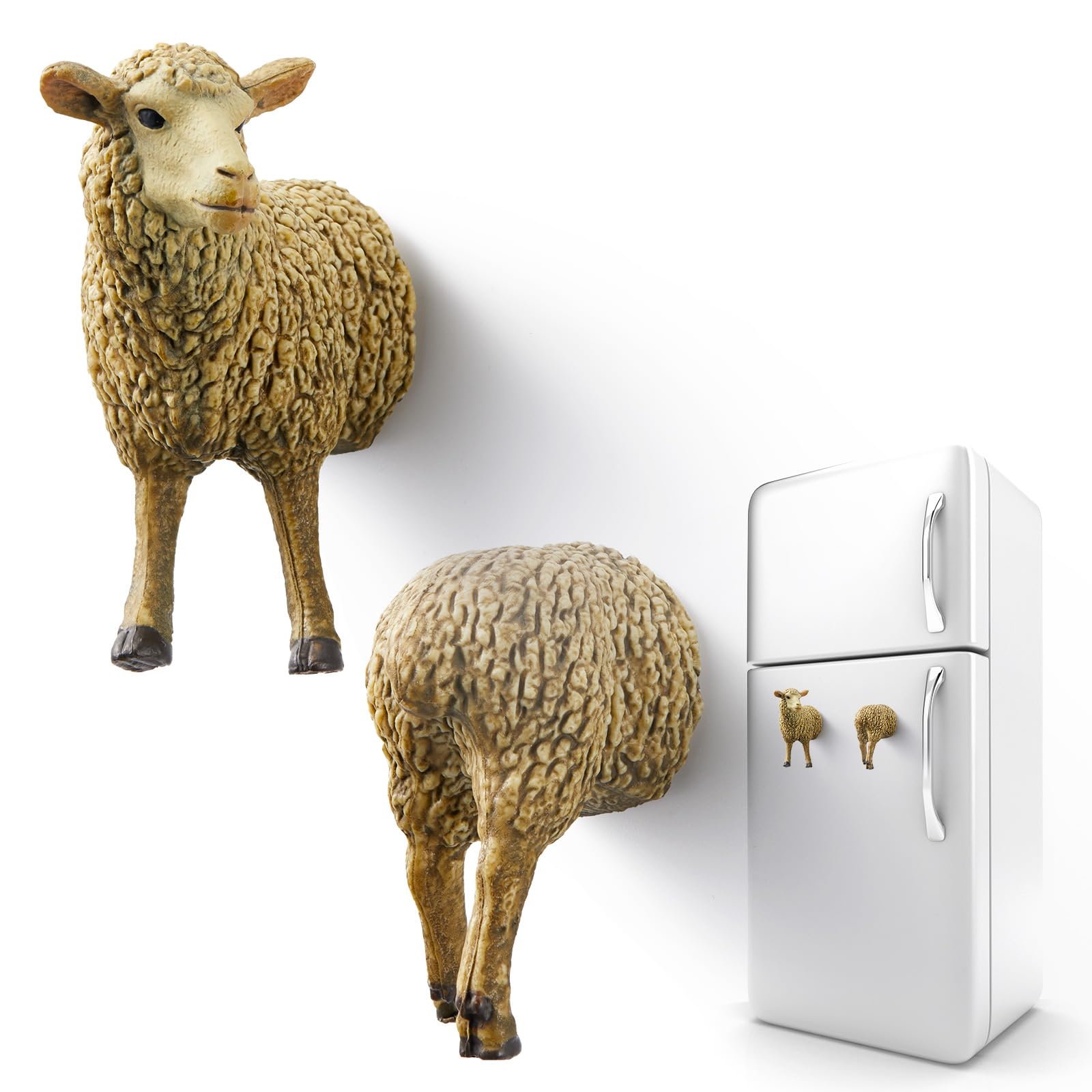 Sheep Fridge Magnets, Animal Refrigerator Magnets Bring The Nature to Your Fridge with These Adorable and Educational Fridge Magnets (Sheep Fridge Magnets)