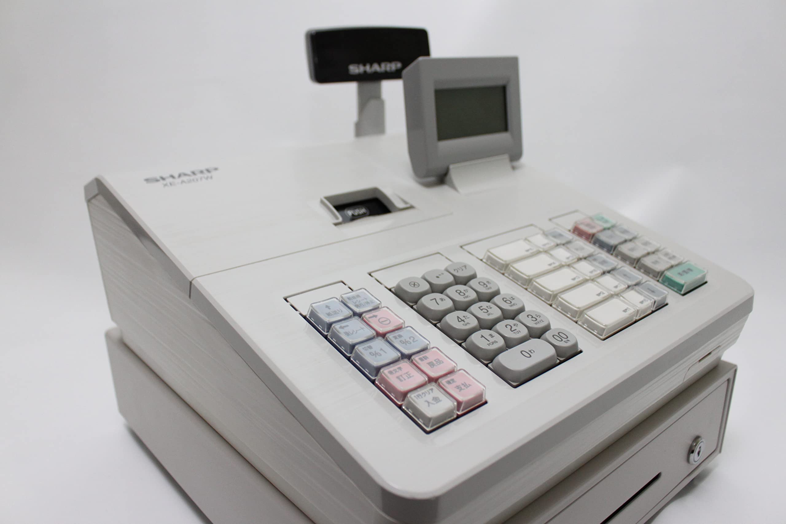 Amazon | シャープ 電子レジスタ ホワイト系 XE-A207W-W | レジスター  