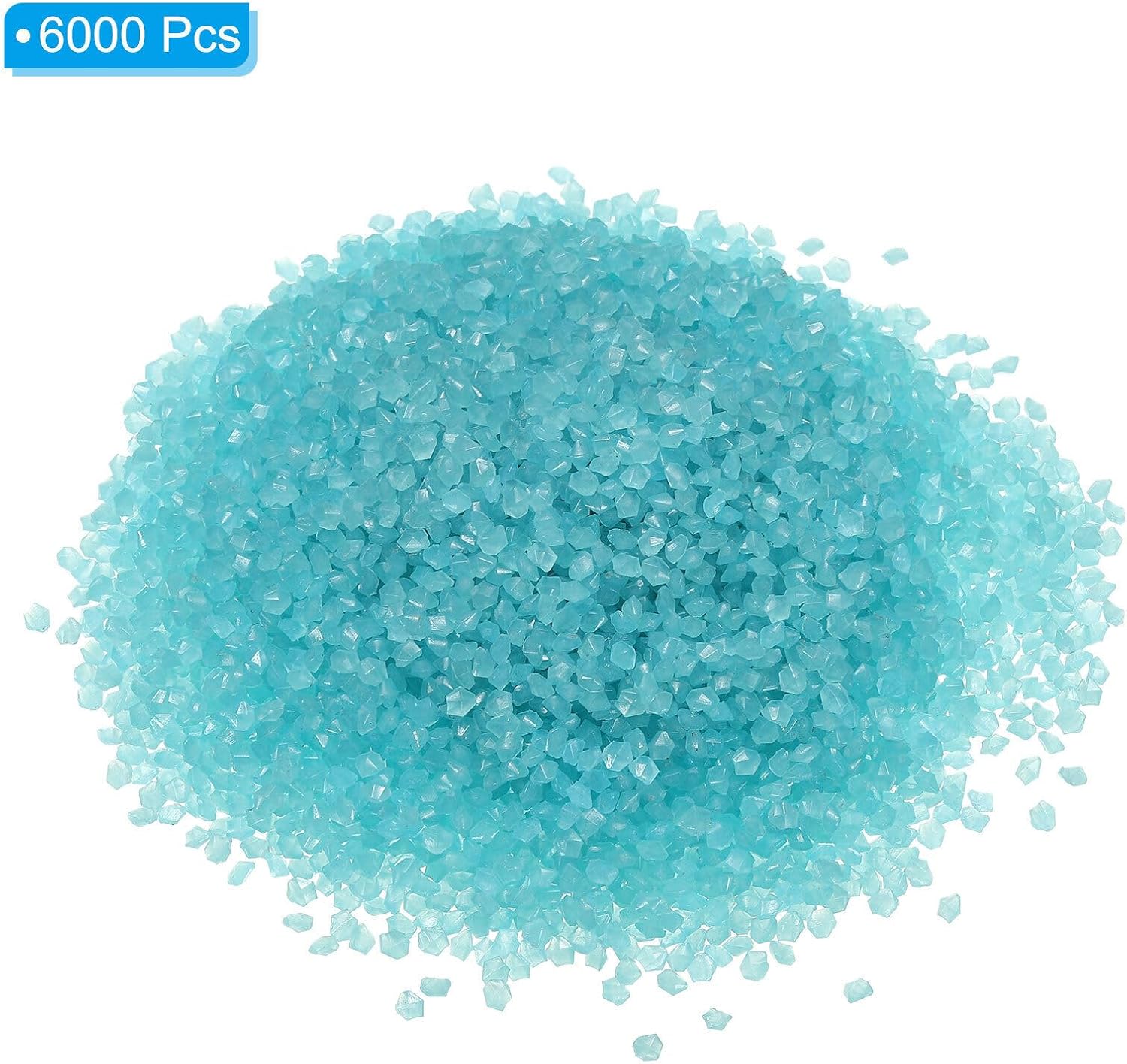Home and Garden Parts 6000pcs Glow Rocks 3-5mm Decoration Pebbles Luminous Stones Decor Blue #CN/251024/10392