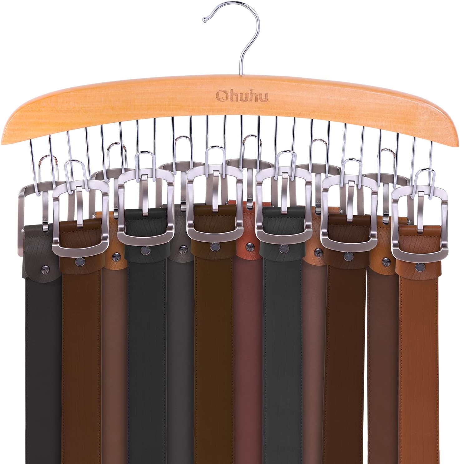 Dolinvo Belt Hanger Belt Organizer for Closet Max 42 Belts