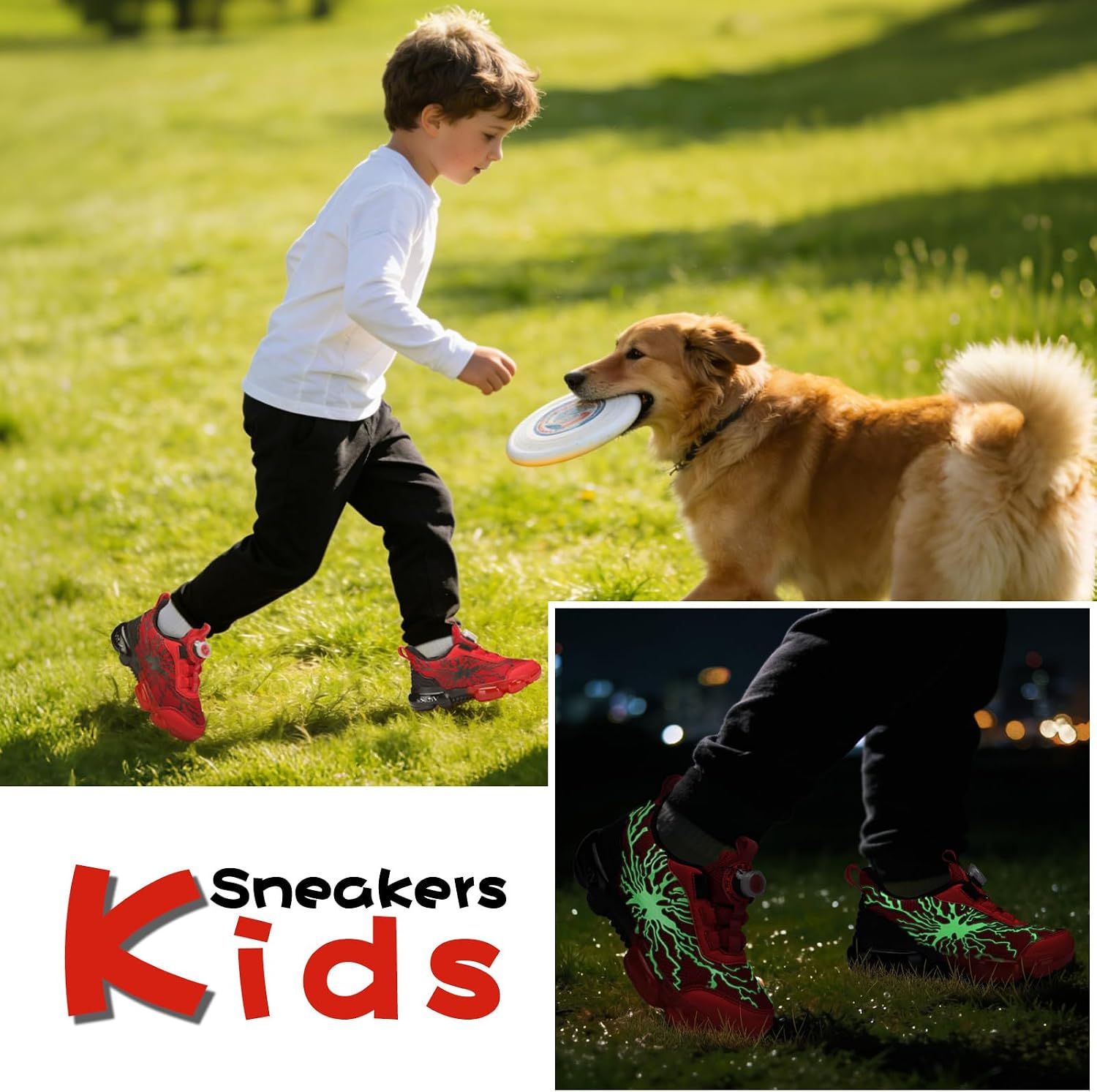 Kids Sneakers Boys Girls Running Tennis Shoes Athletic Sports Casual