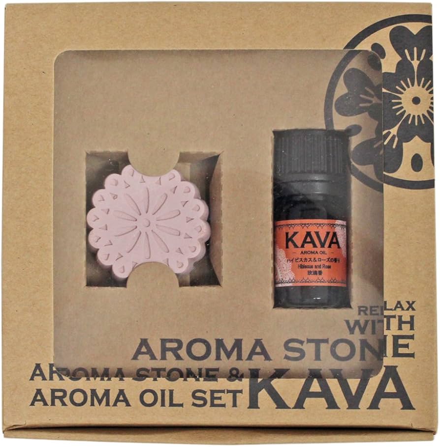 Amazon.co.jp: KAVAアロマストーンLACE&アロマオイルセット (アロマ