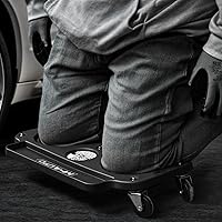 Vista 8 de M-AUTO Rodilleras Deslizantes con Ruedas, Rodilleras Duraderas con Ruedas Giratorias de 360 Grados Completos y Bandeja de Herramientas, Almohadillas