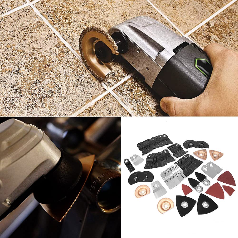 Utensile da Taglio di Precisione Affilato per per Utensili Elettrici Set di Lame Oscillanti da 200 Pezzi