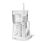 Waterpik Nano Plus Water Flosser For Teeth, Portable Electric Power, Compact For Travel and Home, 4 Flossing Tips, ADA Accepted, White WP-320