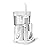 Waterpik Nano Plus Water Flosser For Teeth, Portable Electric Power, Compact For Travel and Home, 4 Flossing Tips, ADA Accepted, White WP-320