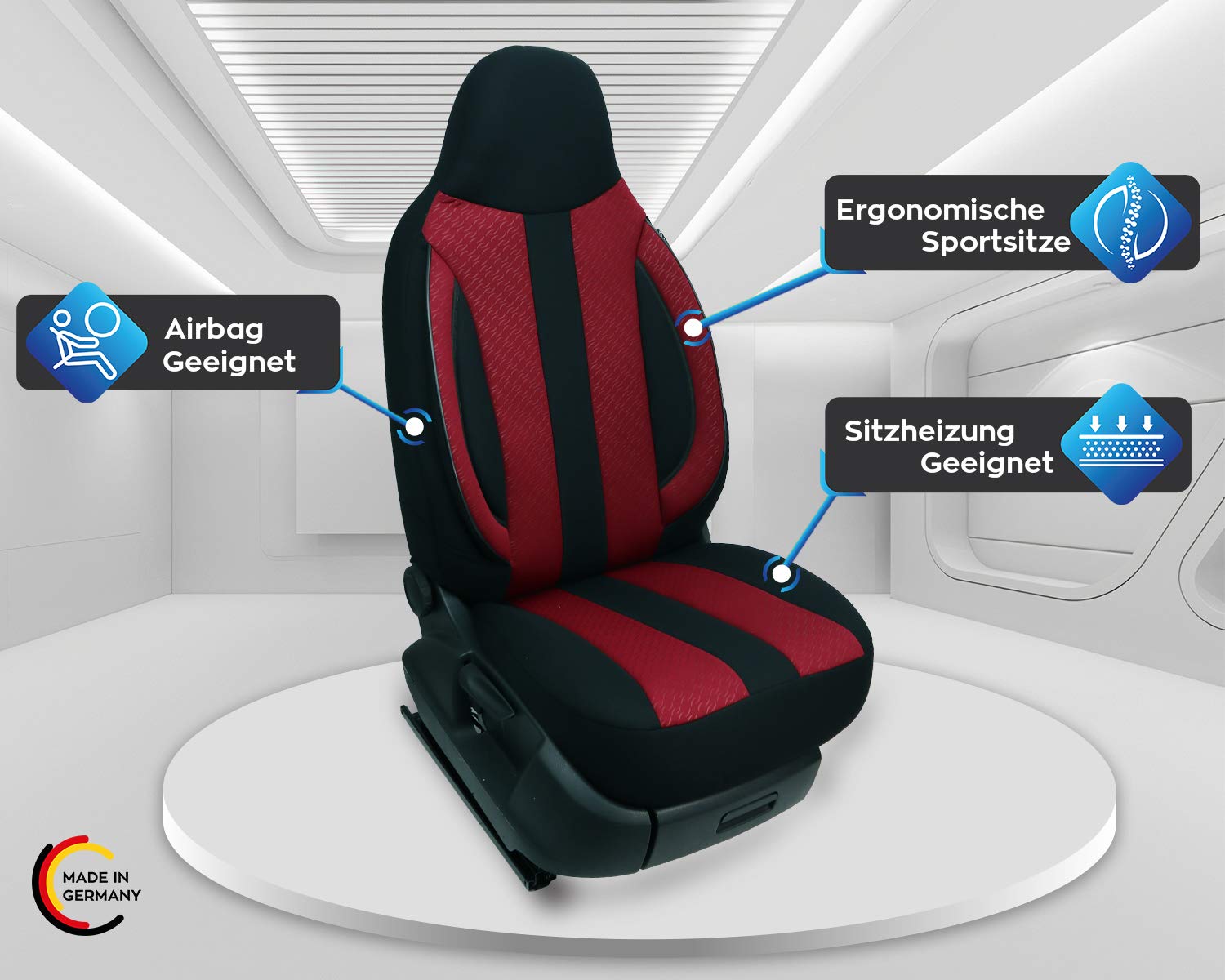 BREMER SITZBEZÜGE Coprisedili per VW Sharan 2 MD505