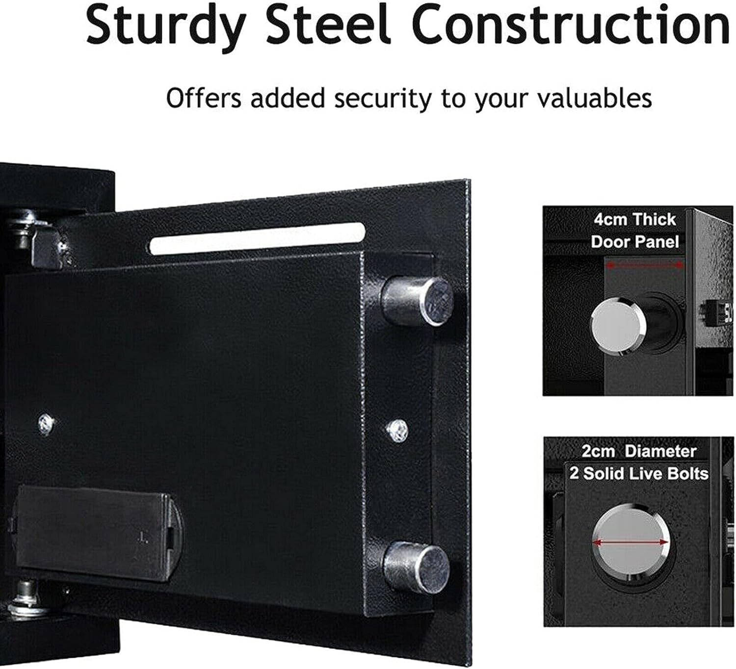 Sturdy Steel Construction of the Safe