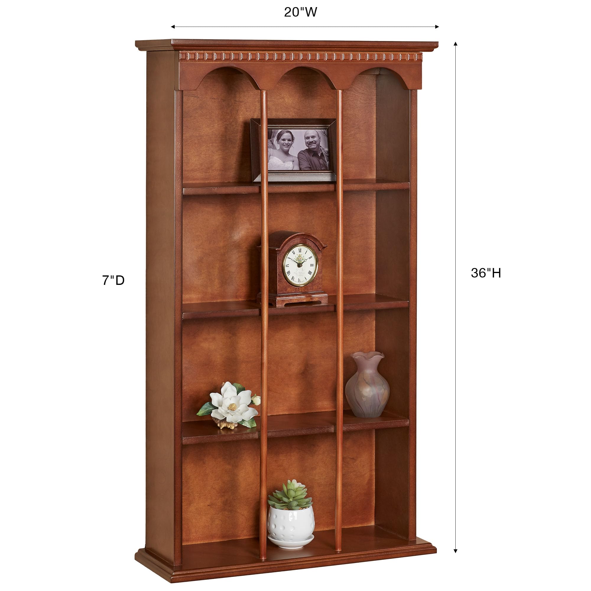 Amazon.com: Touch of Class Mackenzie Windsor Oak Vertical Curio