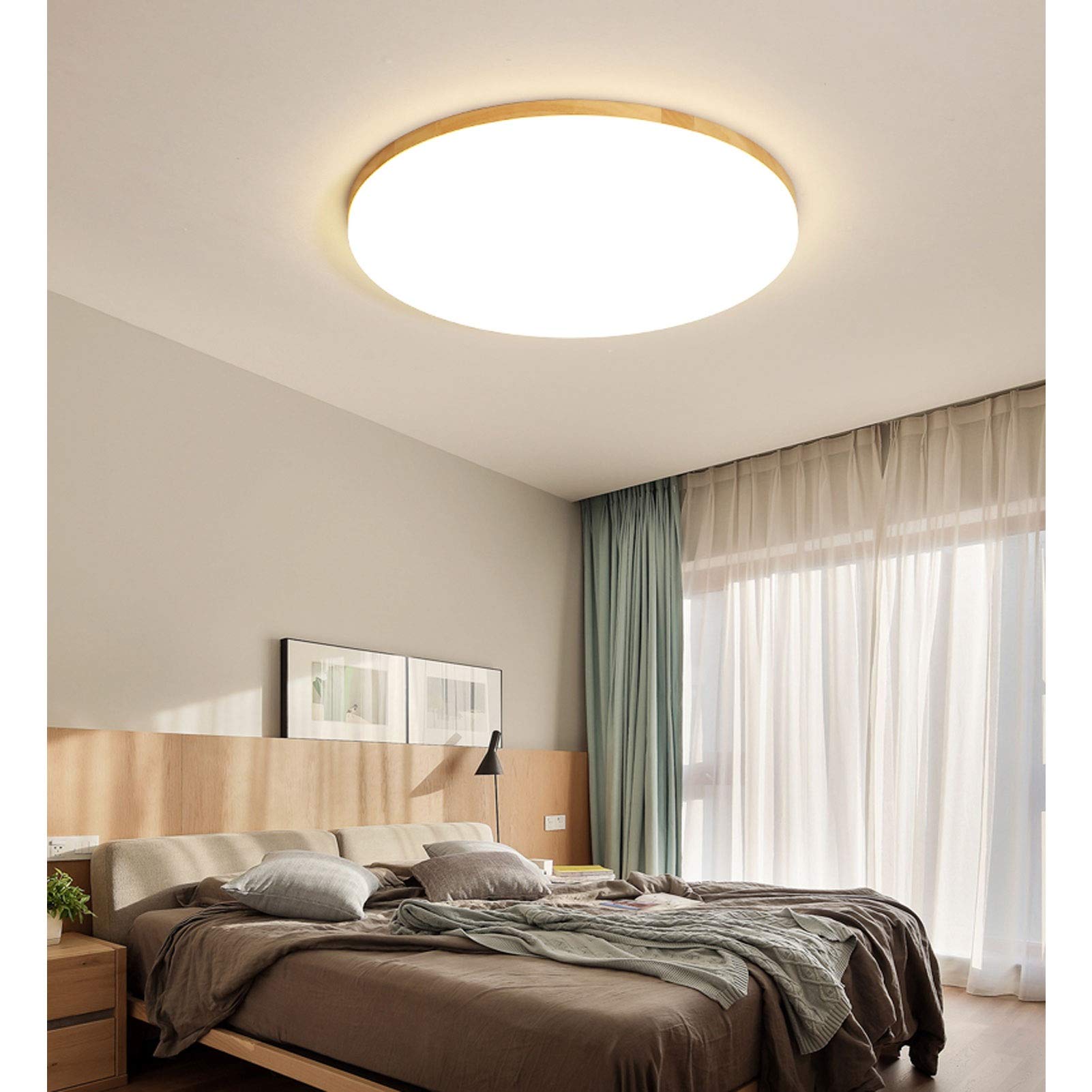 Le plafonnier d'urgence peut être allumé 90 minutes après une panne d'alimentation, une lampe simple, une lampe tricolore, une lampe simple, une lampe à salon, une variation à distance, une lampe de c