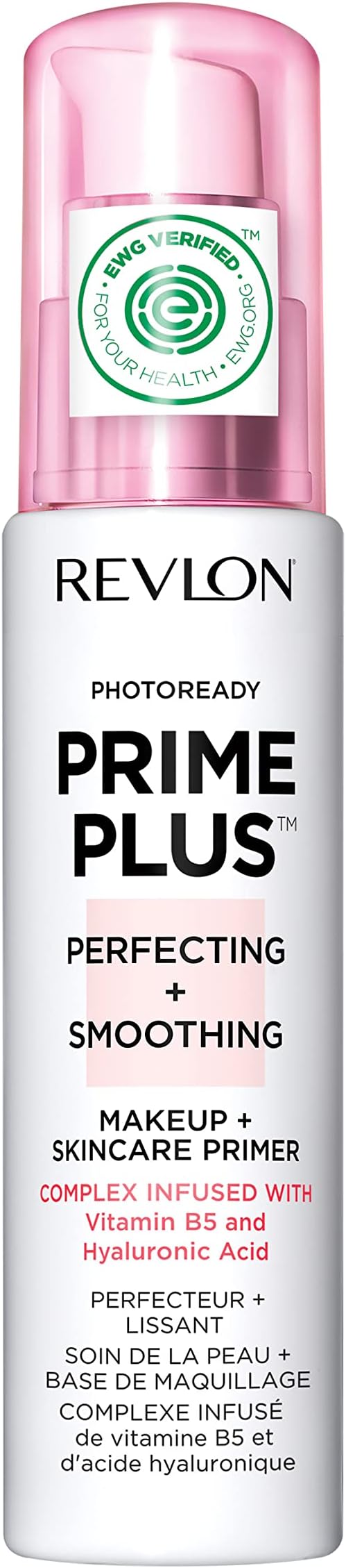 Face Primer by, PhotoReady Prime Plus Face Makeup for All Skin Types, Blurs & Fills in Fine Lines, Infused with Vitamin B5 and Hyaluronic Acid, Perfecting & Smoothing, 1 Oz