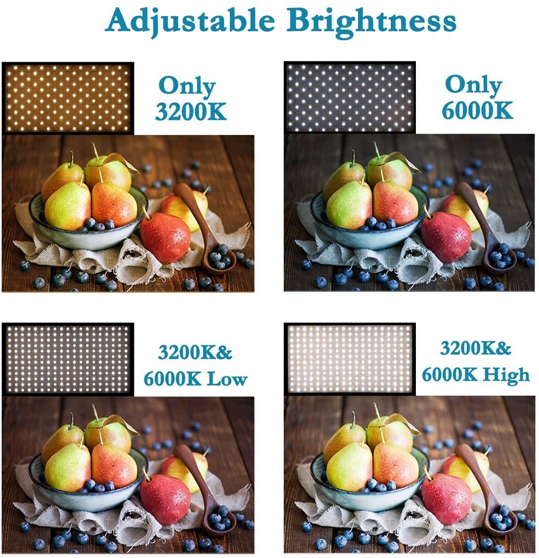 W228 LED Video Light 6000k Dimmerabile Pannello Ultra Luminoso Fotocamera Digitale / Videocamera Luce, Luce LED (senza batteria)