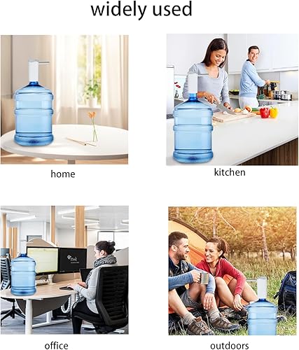Miniatura 8 de Smart Water Dispenser, Electric Portable 5 Gallon Water Bottle Pump Rechargeable USB Charging Autofolding Spout for Kitchen Office Home Camping