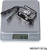 Vista 5 de Servo sin escobillas de 105.8 lbs, servo de alto par de 8.4 V, servo de Crwaler RC impermeable IP67 compatible con Sanwa SSR/NB4/Futaba