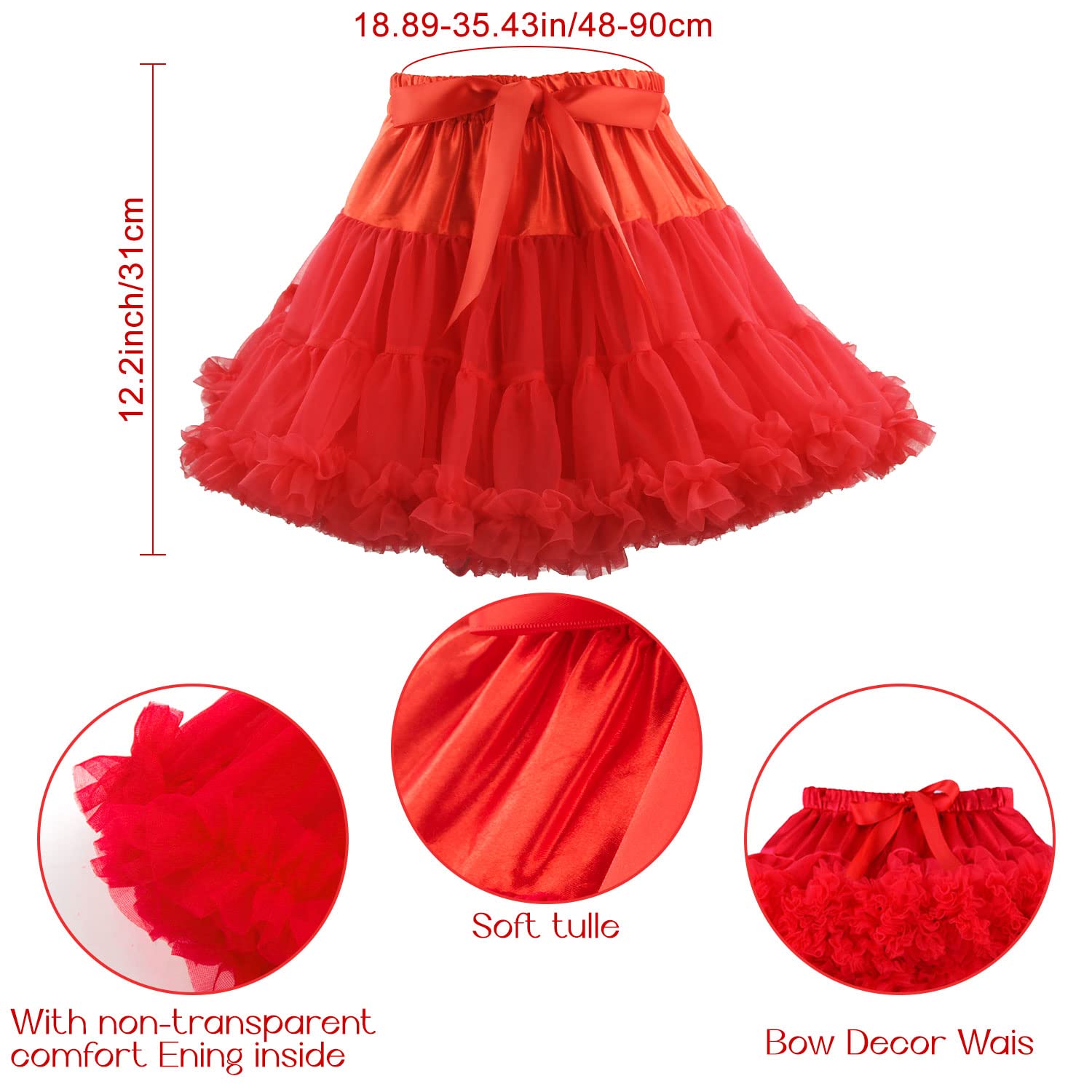 discoball Mädchen Rock Tulle Ballett Tutu überlagert Rüsche Tröckchen Tanz Tüllrock Petticoat Kostüme