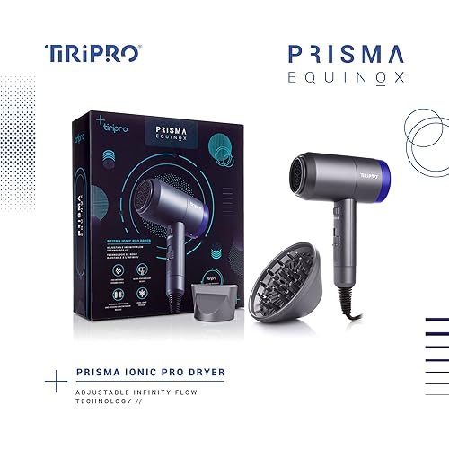 Miniatura 9 de TIRI PRO Prisma - Secador ultraligero, cepillo para soplar, secador de pelo, cepillo profesional de herramientas de belleza para rizador, aplicable
