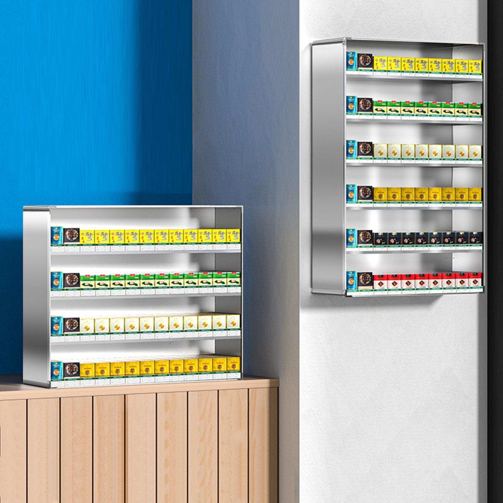 Prsentoir Cigarettes Commercial, Montage Mural/sur Comptoir Magasin De Dtail Vitrines Cigarettes, Prsentoir Tabac for Dpanneurs Magasins Vitrine De Prsentation De Vapes(73.5x27x105cm) : Amazon.fr: High-Tech Prsentoir Cigarettes Commercial, Montage Mural/sur Comptoir Magasin De Dtail Vitrines Cigarettes, Prsentoir Tabac for Dpanneurs Magasins Vitrine De Prsentation De Vapes(73.5x27x105cm) : Amazon.fr: High-Tech