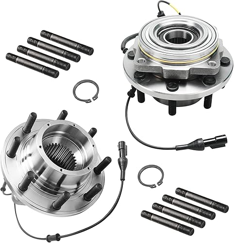 Miniatura 65 de Detroit Axle - Kit de cubos de rodamiento de rueda delantera de 6 piezas para Dodge Dart 2013-2016, Chrysler 200 2015-2017, 2 cojinetes de rueda